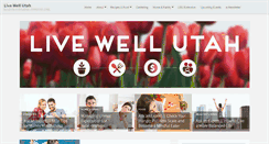 Desktop Screenshot of livewellutah.org